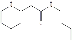 N-butyl-2-(piperidin-2-yl)acetamide,,结构式