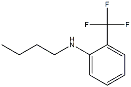 N-butyl-2-(trifluoromethyl)aniline Structure