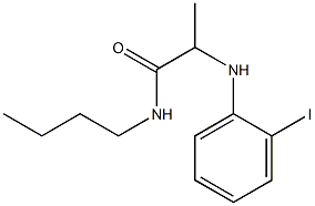 N-butyl-2-[(2-iodophenyl)amino]propanamide