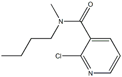 N-butyl-2-chloro-N-methylpyridine-3-carboxamide Structure