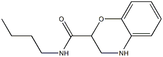 N-butyl-3,4-dihydro-2H-1,4-benzoxazine-2-carboxamide Struktur