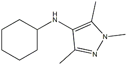 N-cyclohexyl-1,3,5-trimethyl-1H-pyrazol-4-amine Structure