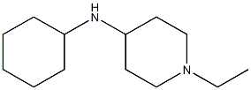 N-cyclohexyl-1-ethylpiperidin-4-amine 结构式