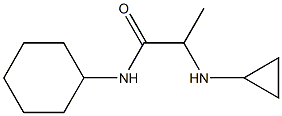 N-cyclohexyl-2-(cyclopropylamino)propanamide|