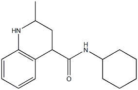 N-cyclohexyl-2-methyl-1,2,3,4-tetrahydroquinoline-4-carboxamide Structure