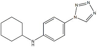 N-cyclohexyl-4-(1H-1,2,3,4-tetrazol-1-yl)aniline