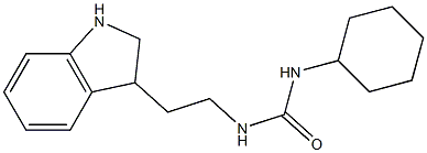 N-cyclohexyl-N'-[2-(2,3-dihydro-1H-indol-3-yl)ethyl]urea|