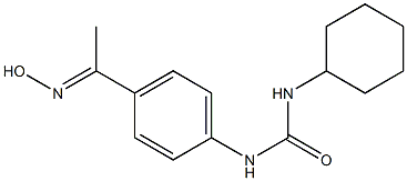 N-cyclohexyl-N'-{4-[(1E)-N-hydroxyethanimidoyl]phenyl}urea