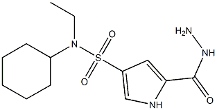 N-cyclohexyl-N-ethyl-5-(hydrazinocarbonyl)-1H-pyrrole-3-sulfonamide|