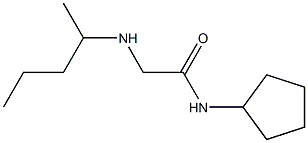 N-cyclopentyl-2-(pentan-2-ylamino)acetamide