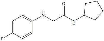 N-cyclopentyl-2-[(4-fluorophenyl)amino]acetamide