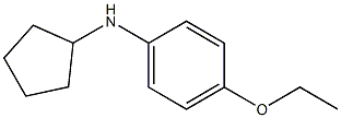 N-cyclopentyl-4-ethoxyaniline Struktur