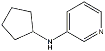 N-cyclopentylpyridin-3-amine,,结构式