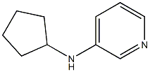 N-cyclopentylpyridin-3-amine 结构式