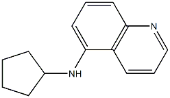 N-cyclopentylquinolin-5-amine Structure