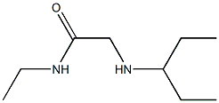 N-ethyl-2-(pentan-3-ylamino)acetamide Structure