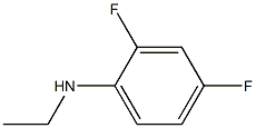 N-ethyl-2,4-difluoroaniline Struktur