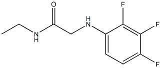 N-ethyl-2-[(2,3,4-trifluorophenyl)amino]acetamide Structure