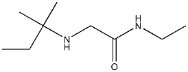 N-ethyl-2-[(2-methylbutan-2-yl)amino]acetamide 化学構造式