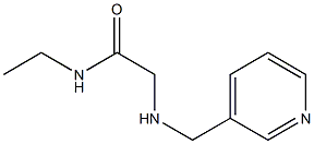 N-ethyl-2-[(pyridin-3-ylmethyl)amino]acetamide Struktur
