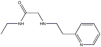 N-ethyl-2-{[2-(pyridin-2-yl)ethyl]amino}acetamide Structure
