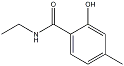 N-ethyl-2-hydroxy-4-methylbenzamide 结构式