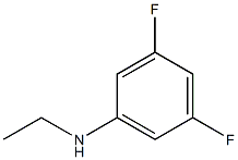 N-ethyl-3,5-difluoroaniline Struktur