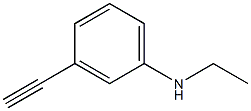 N-ethyl-3-ethynylaniline,,结构式