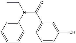 N-ethyl-3-hydroxy-N-phenylbenzamide Structure