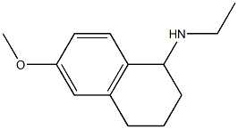 N-ethyl-N-(6-methoxy-1,2,3,4-tetrahydronaphthalen-1-yl)amine Struktur