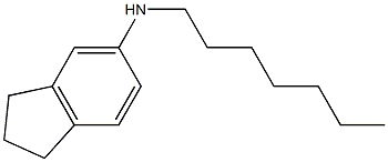 N-heptyl-2,3-dihydro-1H-inden-5-amine