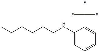 N-hexyl-2-(trifluoromethyl)aniline Structure