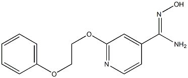 N'-hydroxy-2-(2-phenoxyethoxy)pyridine-4-carboximidamide