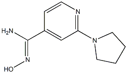 N'-hydroxy-2-pyrrolidin-1-ylpyridine-4-carboximidamide Structure