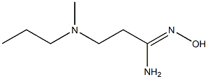  N'-hydroxy-3-[methyl(propyl)amino]propanimidamide