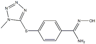 N'-hydroxy-4-[(1-methyl-1H-1,2,3,4-tetrazol-5-yl)sulfanyl]benzene-1-carboximidamide