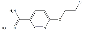 N'-hydroxy-6-(2-methoxyethoxy)pyridine-3-carboximidamide