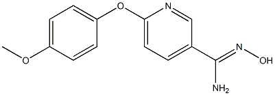N'-hydroxy-6-(4-methoxyphenoxy)pyridine-3-carboximidamide