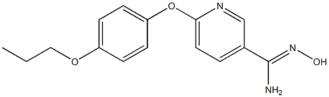  N'-hydroxy-6-(4-propoxyphenoxy)pyridine-3-carboximidamide