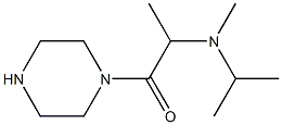N-isopropyl-N-methyl-N-(1-methyl-2-oxo-2-piperazin-1-ylethyl)amine