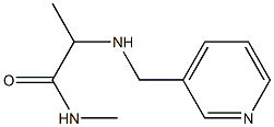 N-methyl-2-[(pyridin-3-ylmethyl)amino]propanamide|