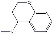 N-methyl-3,4-dihydro-2H-1-benzopyran-4-amine,,结构式