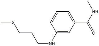  N-methyl-3-{[3-(methylsulfanyl)propyl]amino}benzamide