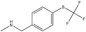 N-methyl-N-{4-[(trifluoromethyl)thio]benzyl}amine Structure