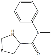 N-methyl-N-phenyl-1,3-thiazolidine-4-carboxamide Structure