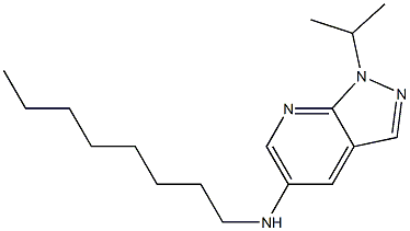 N-octyl-1-(propan-2-yl)-1H-pyrazolo[3,4-b]pyridin-5-amine Structure