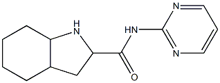 N-pyrimidin-2-yloctahydro-1H-indole-2-carboxamide,,结构式