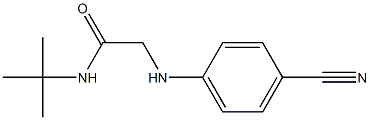 N-tert-butyl-2-[(4-cyanophenyl)amino]acetamide