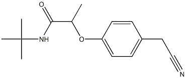 N-tert-butyl-2-[4-(cyanomethyl)phenoxy]propanamide