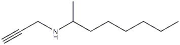 octan-2-yl(prop-2-yn-1-yl)amine Structure